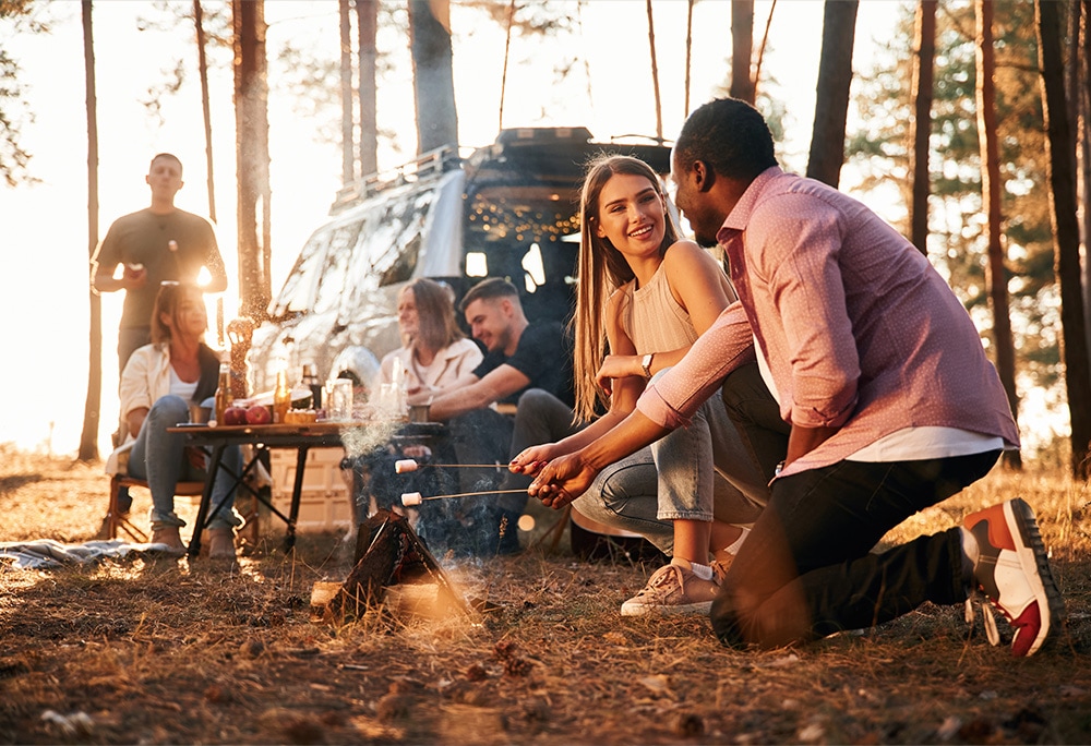 group vacation photo sharing