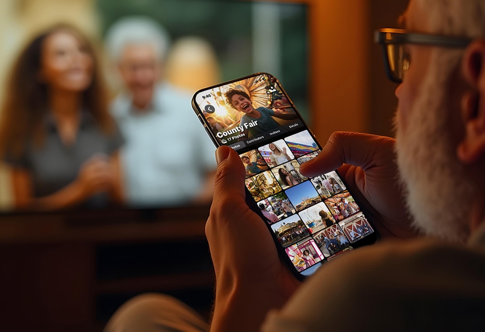 Watching Tapestry Shows on TV with iPhone app