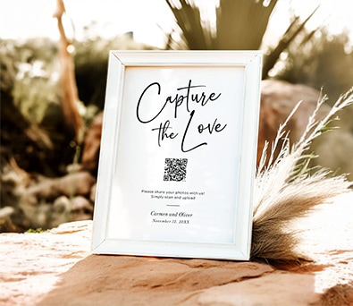 Invite guests to share photos taken at your wedding